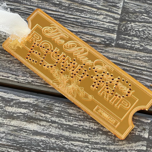 Polar Express Punched Ticket Ornament/Gift Tag