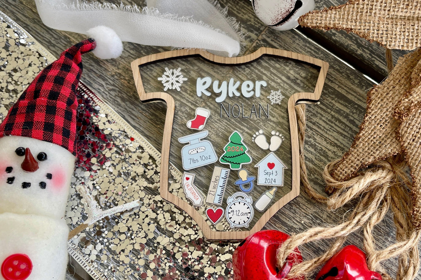 Baby's First Christmas Ornament- Personalized Keepsake