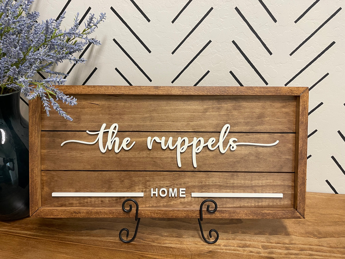 Family Last Name Sign, Wedding Gift, Closing Gift, Engagement Gift, Personalized Family Sign, Shiplap Style Sign, Pallet Style Sign